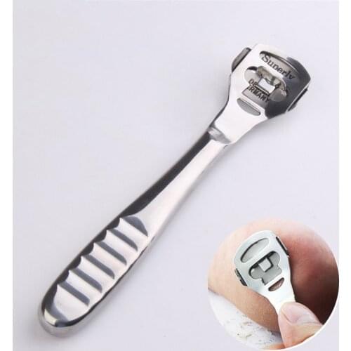 1pc Professional Foot Care Stainless Steel Cuticle Remover Dead Skin Removal Pedicure Skin Hard feet Shaver Foot Care