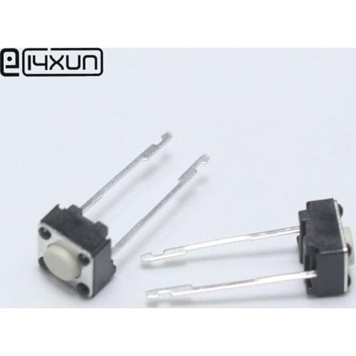 20pcs 6*6*4.3mm 2pin Tactile Tact Push Button Switch 6x6x4.3mm 2p Vertical Square Micro Switch