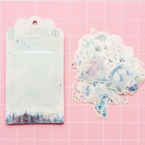 60 Sheets /Pack Magic Forest Dreamcatcher Washi Paper Decorative Stickers Label Sticker