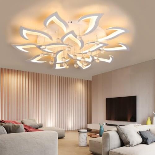 New product crystal light modern home lighting living room bedroom chandelier LED ceiling light