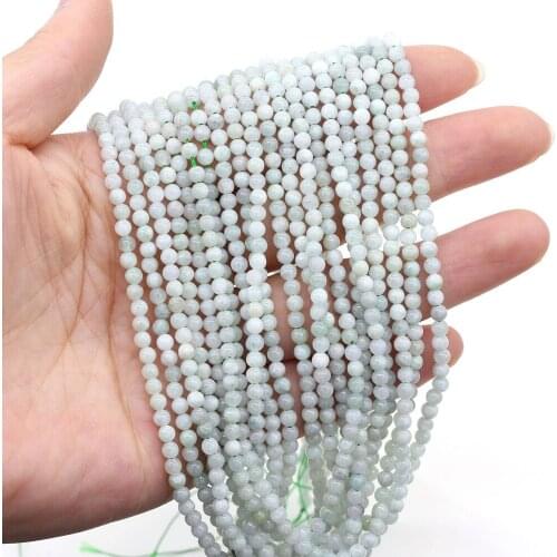 Natural Stone Beads For Jewelry Making Jadeite Beads Charms DIY Necklace Bracelet Earring Handiwork Sewing Craft Accessory