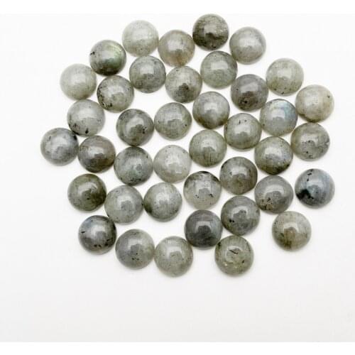 Fashion ShimmerStone natural stone 12mm round cbochon beads for jewelry making 50Pcs charm Ring accessories no hole wholesale