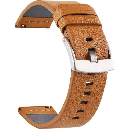 Quick Release Watch Band Genuine Leather Straps Watch Accessories 18mm 20mm 22mm 24mm High Quality Black Yellow Blue Watchbands