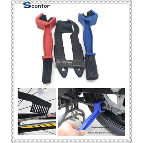 Motorcycle bike Chain Gear Cleaner Brush Tools For TRIUMRH SCRAMBLER SPEED FOUR 1050 S TRIPLE R SPEEDMASTER TT 600