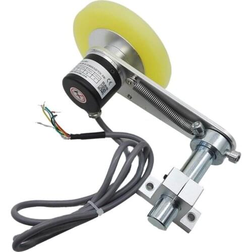 CALT GHW38-06G300BMC526-300 encoder wheel 300mm with mounting bracket for conveyor belt NPN Output