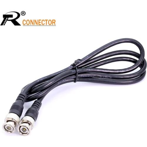 10pcs 1M Length BNC Male Plug to Male Adapter Cable Connector GR59 75ohm Camera CCTV Extension Coaxial Line Cable