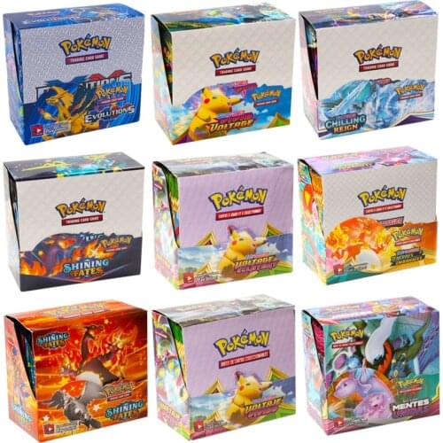 324pcs Pokemones card Collection English language Sun & Moon, Unbroken Bonds, Ultra Prism, Unified Minds Trading Card Game