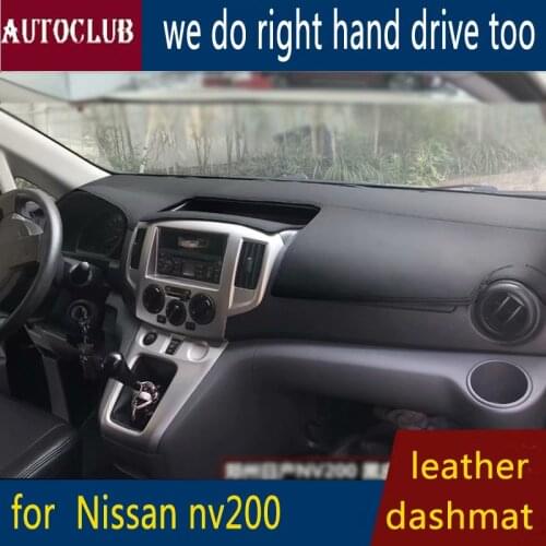 For Nissan Evalia NV200 Leather Dashmat Dashboard Cover Pad Dash Mat SunShade Carpet Custom cover LHD+RHD