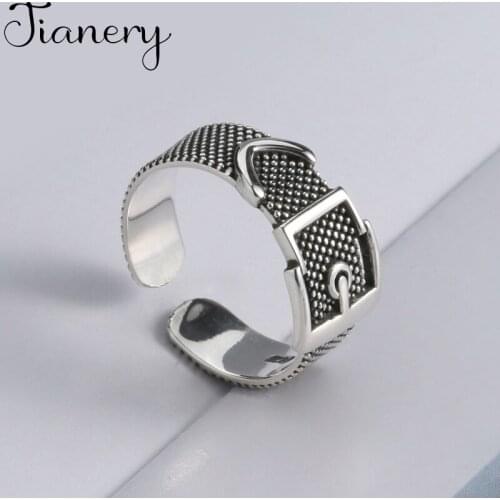 Personality Boho Belt Rings For Women Charm Wedding Jewelry Adjustable Antique Finger Ring Anillos 2021