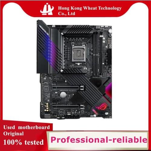 For ASUS ROG MAXIMUS XII APEX Motherboard Socket LGA 1200 M.2 nvme ssd For Intel Z490 Used Original Desktop Mainboard