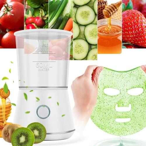 Mini DIY Facial Mask Machine Automatic Natural Collagen Vegetable Fruit Face Mask Maker Home Beauty Facial SPA Skin Care Tools