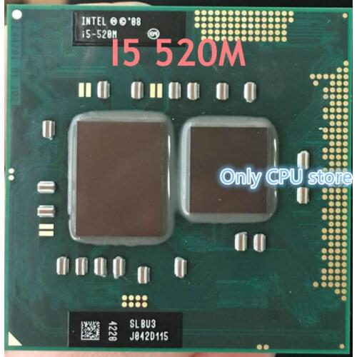 Core i5 520M Notebook Laptop CPU 2.4GHz L3 3M/2.5GT/s PGA official version Original authentic processor Computer