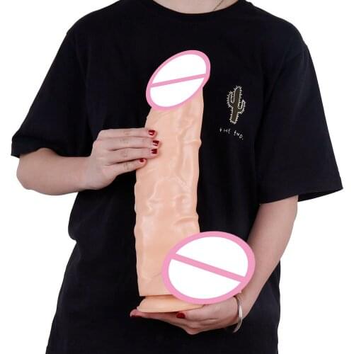 New adult products super long 39cm diameter 10cm simulation penis super large penis manual masturbation device SM sex toys