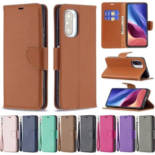 Solid Color Business Flip Phone Cases For Xiaomi RedMi K40 K30 K30S K20 10X 9 9A 9C 8 8A 7 7A 6 6A Pro With Bracket Cover Coque