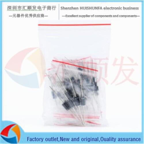 Component package Diode package 1N4148 1n4007 1N5819 5408 FR107, etc., a total of 100