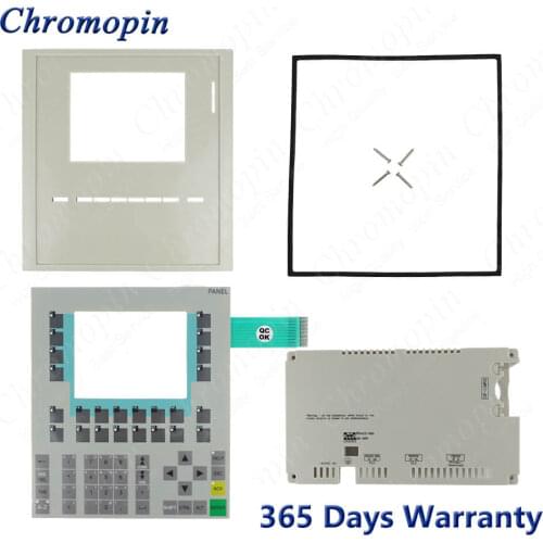 Plastic Cover Case Housing Shell for 6AV6542-0BB15-2AX0 6AV6 542-0BB15-2AX0 OP170B Front and Back Covers Cases + Membrane Keypad