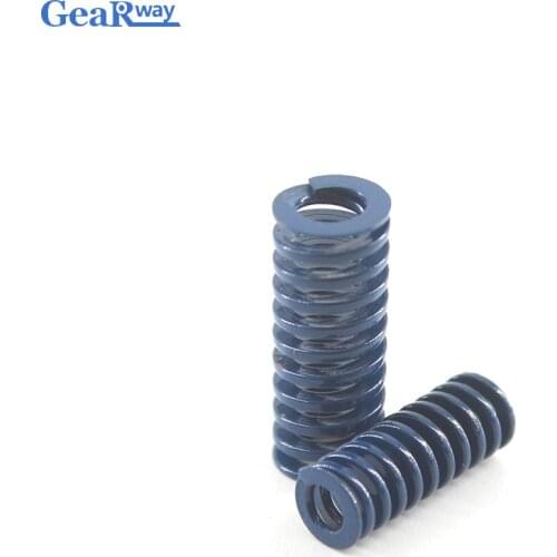 5pcs Blue Die Spring Light Loading Compression Spring TL8x20/8x25/8x30/8x50/8x55mm 48% Compression Ratio Mould Spring