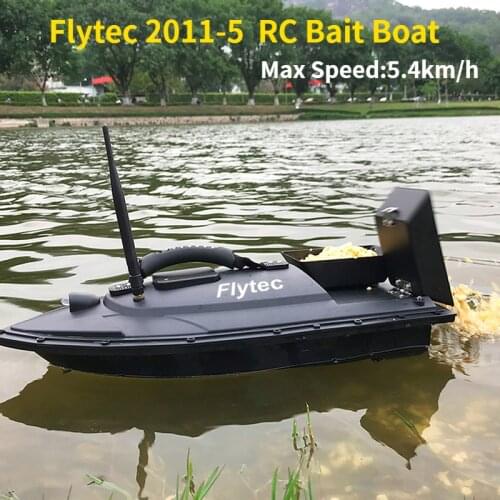 Flytec 2011-5 Fish Tool Dual Motor Fish Finder Finder RC Bait Boat Toy Loading 500m Remote Control Fishing Bait Boat RC Boat
