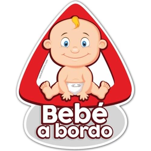 S41103# Various Sizes Self-adhesive Decal Baby on Board Car Sticker Waterproof Auto Decors on Bumper Rear Window Laptop