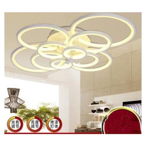 LED Ceiling Lights Acrylic Creative Personality Bedroom Sitting Room Dining-room 110-220V Ceiling Lamp Remote control