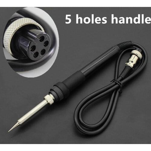 High Quality 5 Holes Interface Universal 50W Soldering Iron Handle 936 Soldering Station Electric iron Welding Tools
