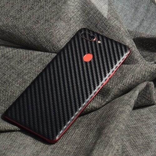 Rear Stickers Wrap Skin 8 Colors Decorative Back Film For OPPO R15 Mobile Phone Protector OPPO R15 Back Carbon Fiber
