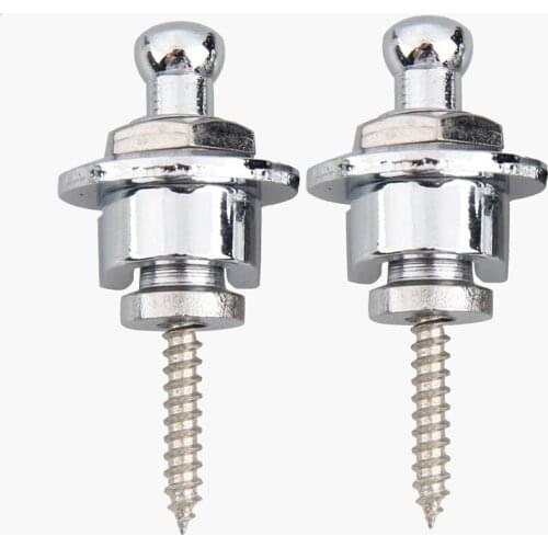 2pcs Guitar Strap Lock Botton Schaller Style Straplocks Bass Strap Locks Acoustic Electric Bass Guitars accessories Locks Parts