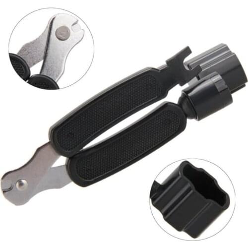 3 in 1 Guitar String Winder Cutter Bridge Pin Peg Puller Multi-function Tool for Guitar Bass Mandolin Ukulele Repair Tools