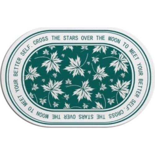 Diatom mud absorbent pad bathroom toilet foot pad door anti-skid pad household diatom dry floor pad