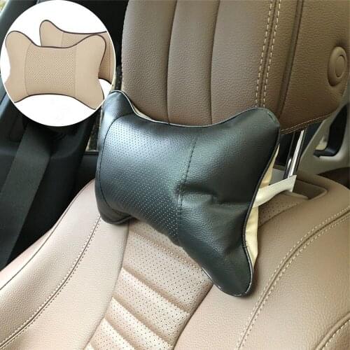 2pcs Car Neck Pillow Perforating Design case for Mini One Cooper R50 R52 R53 R55 R56 R60 R61 PACEMAN COUNTRYMAN CLUBMAN ROADSTER