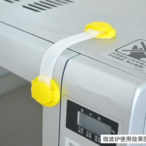 5pcs/lot Plastic Baby Safety Protection For Children Child Lock Cabinet Door Safety Lock Baby Security Lock Kid Safety Products