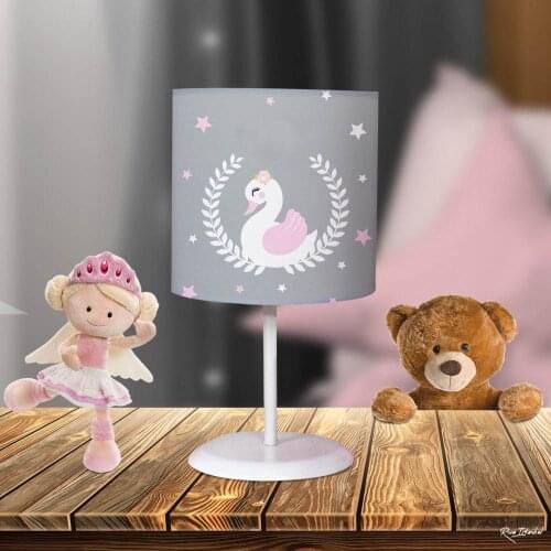 Digital Printed Kids Room Lampshade Table Lamp Night Light E27