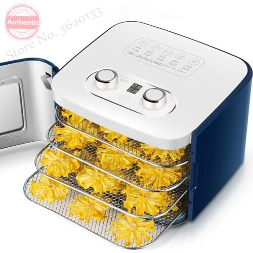 Food Dehydrator Dried Fruit Machine Fruit Dryer for Home Small Pet Snack Fruit and Vegetable 4 Floors of Large Space Dehydrator