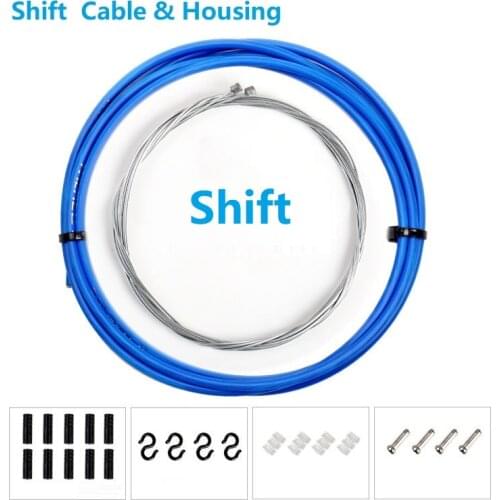 Mountain Bike Shifter Brake Cable & Housing Shift Cable Housing Set MTB Road Bicycle Folding Bike Line Tube