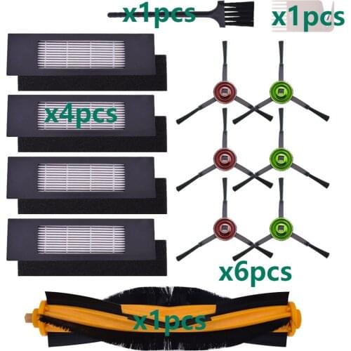 Hepa Filter Roller Main Side Brush for Ecovacs Deebot OZMO 920 950 T5 T8 Aivi Robot Vacuum Cleaner Replacement Parts Accessories