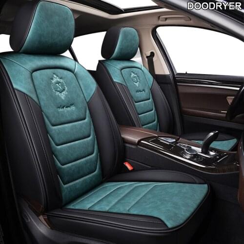 DOODRYER leather car seat cover For skoda kodiaq rapid spaceback octavia 2012 fabia 2 felicia KAROQ accessories seat covers