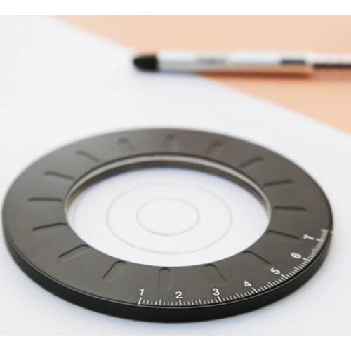 Creative Round Flexible Circle Drawing Ruler Compass 304 Stainless Steel Multifunctional Adjustable Metal Design Measuring Tool