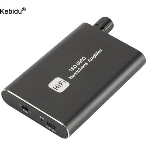 Mini Bluetooth Headphone Amplifier 3.5mm Audio Two-stage gain Switch HiFi Earphone Amplifier For iPhone Android Music Speaker