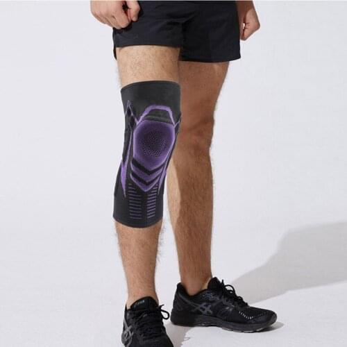 Men Safety Pressurized Elastic Knee Pads Support Fitness Gear Basketball Volleyball Brace Protector