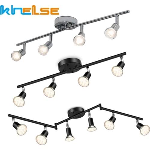 Rotatble Led Ceiling Lights Angle Adjustable GU10 Led Bulbs Multiple Head Wall Sconces Living Room Cabinet Indoor Spot Lighting