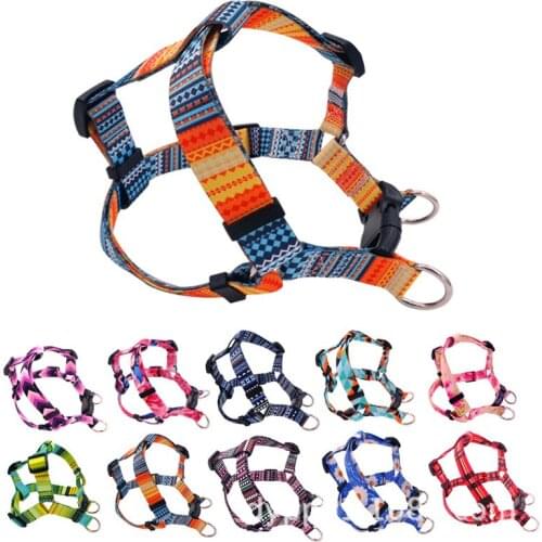 Boho Adjustable Mesh Padded Pet Dog Collar Reflective Nylon Dog Collar Durable Heavy Duty for all breed all weather