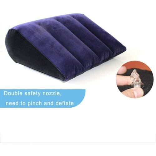 Flocking Inflatable Sex Aid Pillow For Women Position Erotic Sex Furniture Sexual Position Sofa Adult Games Sex Toys For Couples