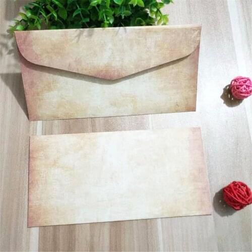 10pcs European Style Envelopes Vintage Letter Paper Bags Wedding Party Gift Bags Letter Pads Cover Postcards Wages Paper Bags