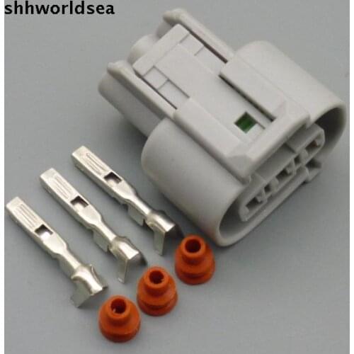 Worldgolden 5/30/100sets 2.2mm 3pin way Common rail diesel engine controlled fuel injection system camshaft speed sensor plug