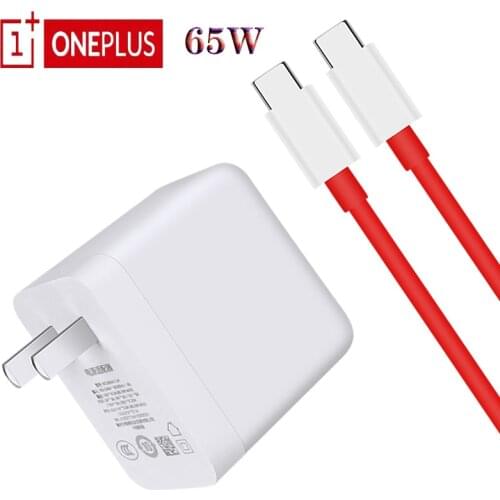 65W Oneplus Super Fast Charger Warp Power Adapter PD USB C to Type C Cable For 1+ 8 9 Pro 9R 5G 7 7T Pro 8T Huawei Xiaomi Tablet