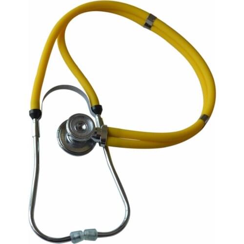 Yellow Multifunction dual-headed Professional NEW Medical Clinical Classic Doctor Stethoscope