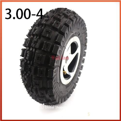 3.00-4 Electric Scooter Wheel with Aluminum Rim hub wheels Gas scooter bike motorcycle