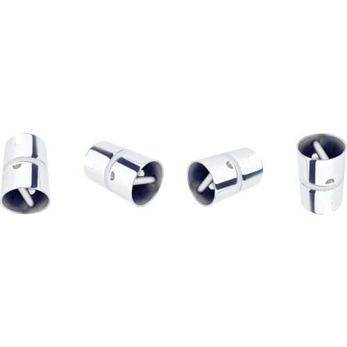 4Pieces Boat Fish Rod Holder Adapter 55mm Grade 316 Stainless Steel Adjustabe