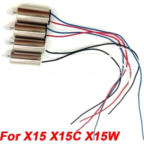 4PCS X15W Motor Engine Motor A Motor B Spare Part for RC Quadcopter Drone Syma X15 X15C X15W CW CCW Motor Accessory