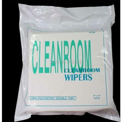 9in*9in 150 pcs cleaning printer cloth wipers for inkjet printer free shipping